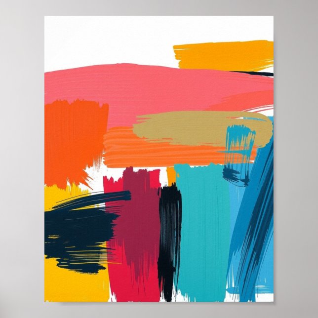 Impressão de Arte de Linha Minimalista Abstrata (Frente)