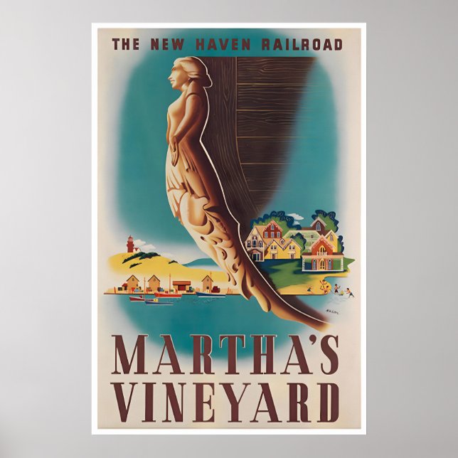 Impressão de Arte de Martha's Vineyard de Ben Naso (Frente)
