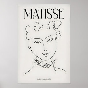 Impressão de Arte de Matisse La Pompadour951 Linha
