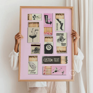 Impressão de Arte de Modelo de Poster de Matchbox