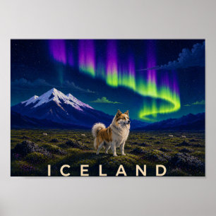 Impressão de Arte de Parede Aurora do Cão Ovelheir