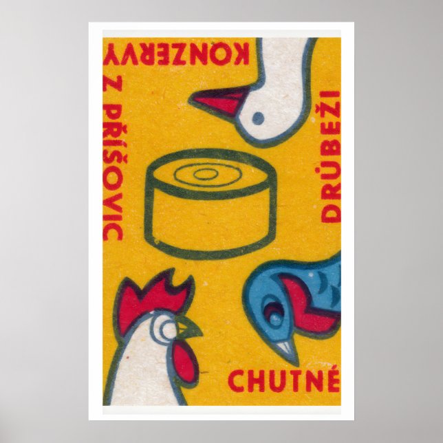 Impressão de Arte de Parede Caixa de Fósforos Avia (Frente)