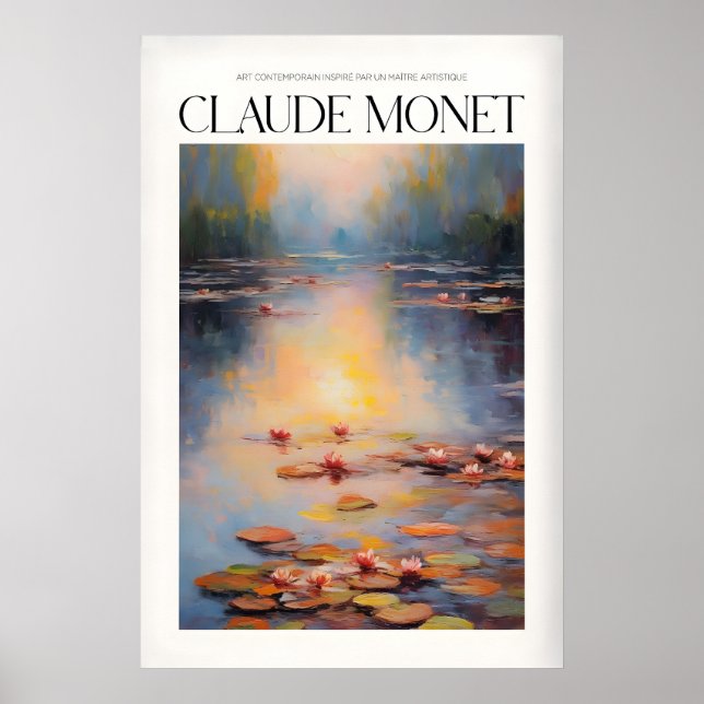 Impressão de Arte de Parede Claude Monet (Frente)