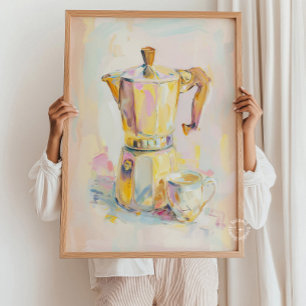 Impressão de Arte de Parede de Café Espresso Moka 