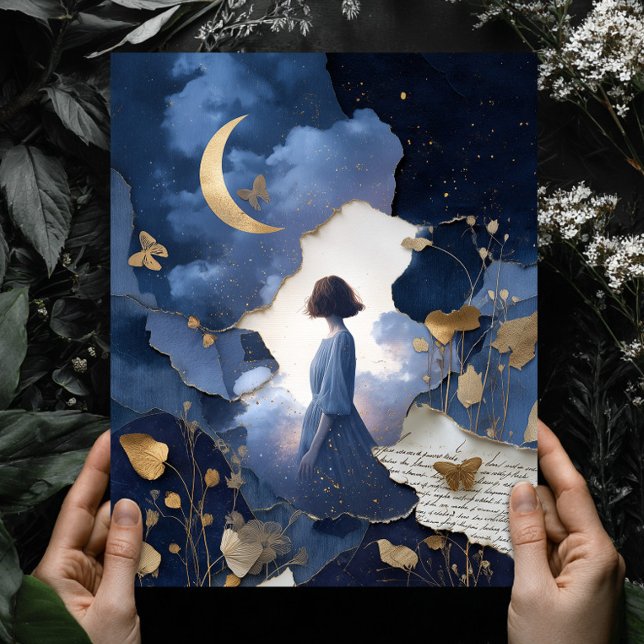Impressão de Arte de Parede de Céu Noturno Fantasi (Criador carregado)