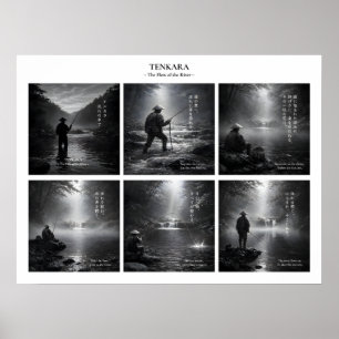 Impressão de Arte de Parede de Pesca Tenkara