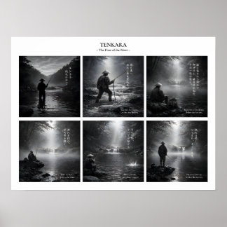 Impressão de Arte de Parede de Pesca Tenkara