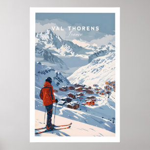 Impressão de Arte de Parede de Val Thorens 1