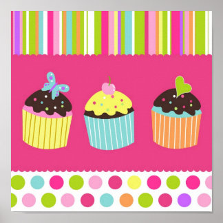 Impressão de Arte de Parede Infantil Berçário Cupc