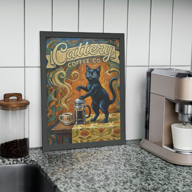 Impressão de Arte de Parede para Amantes de Café e (Criador carregado)