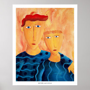 Impressão de Arte de Pintura Acrílica Contemporâne