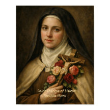 Impressão de Arte de Santa Teresa de Lisieux