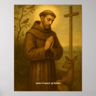 Impressão de Arte de São Francisco de Assis