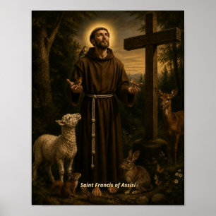 Impressão de Arte de São Francisco de Assis