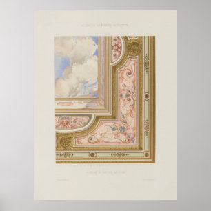 Impressão de arte Desaint Chambre Louis XIV de 191