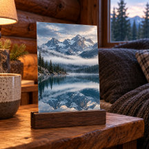 Impressão de Arte do Lago Sem Vento