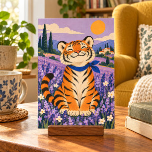 Impressão de Arte do Pequeno Tigre Grande Dia