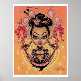 impressão de arte dos Balões - (arte surreal pop