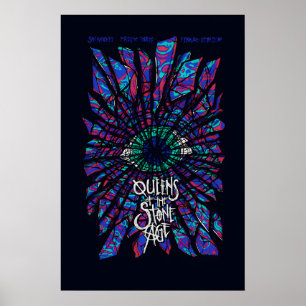 Impressão de Arte Em Matriz QOTSA Gig Poster Matte