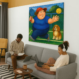 Impressão de Arte em Tela Envolvida Grande - Pickl