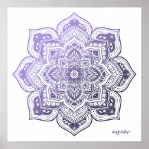 Impressão de Arte Fina Aster Mandala