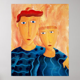 Impressão de Arte Fina de Pintura Contemporânea de