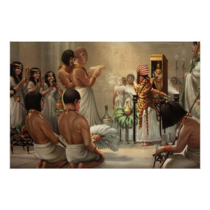 Impressão de Arte Fina do Templo Ritual do Antigo 