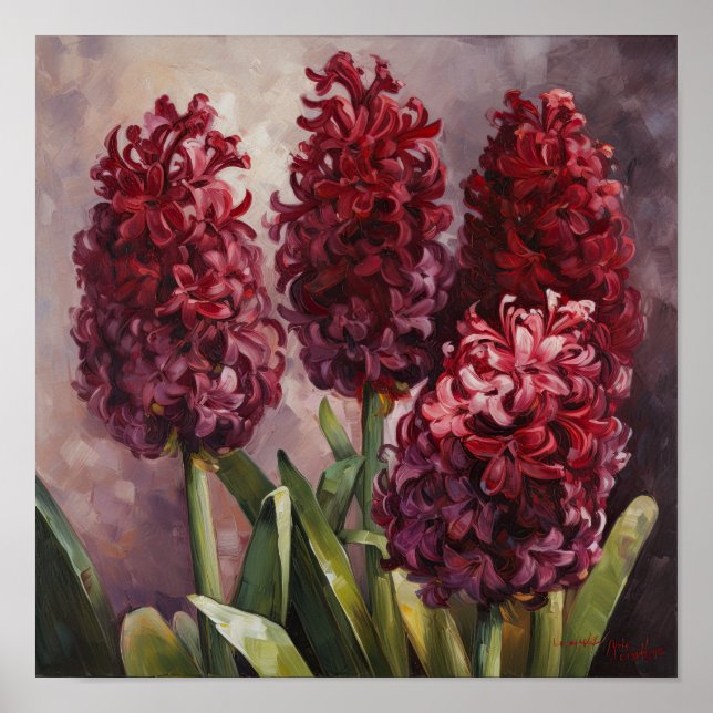 Impressão de Arte Flor de Hyacindy (Frente)