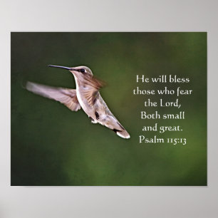 Impressão de Arte Fotográfica Hummingbird