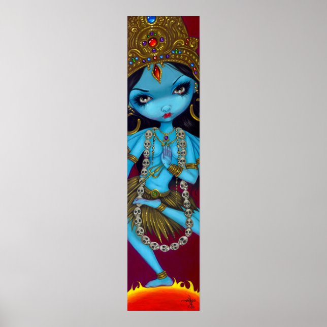 Impressão de Arte Gótica hindu Kali (Frente)