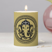 Impressão de Arte Hindu com Tema Ganesha