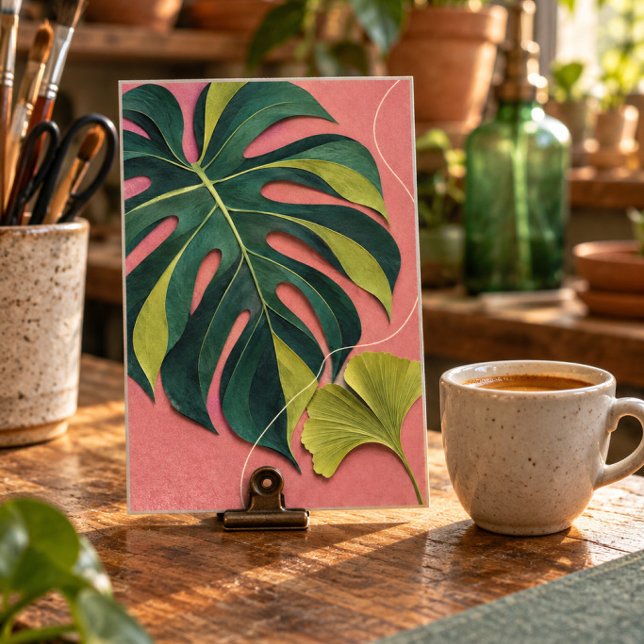 Impressão de Arte Hothouse Hush (4 x 6 inch unframed semi-gloss print. Flat printed artwork. Styled scene; props not included.)