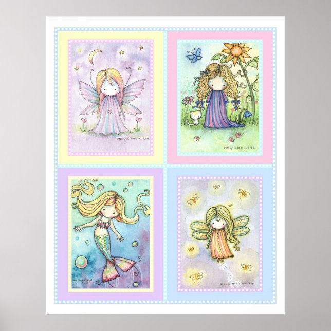 Impressão de Arte Infantil por Molly Harrison (Frente)