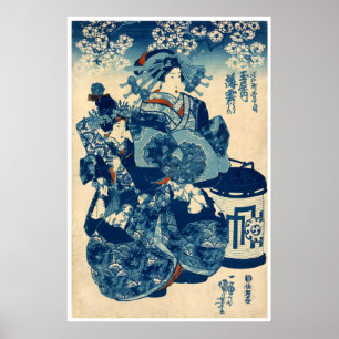 Impressão de Arte Japonesa Japanation Poster Ukiyo