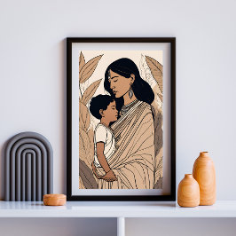 Impressão de Arte Maatr Sânscrita