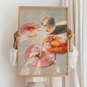 Impressão de Arte Martini & Bola de Discoteca: Bar