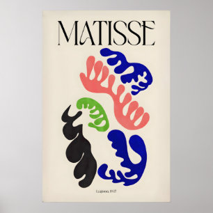 Impressão de Arte Matisse Lagoon947 Abstrato Orgân