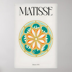 Impressão de Arte Matisse Rosácea954 Janela Rosa G