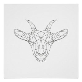 Impressão de Arte Moderna Geométrica Preta e Branc