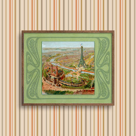 Impressão de Arte Nova de Paris