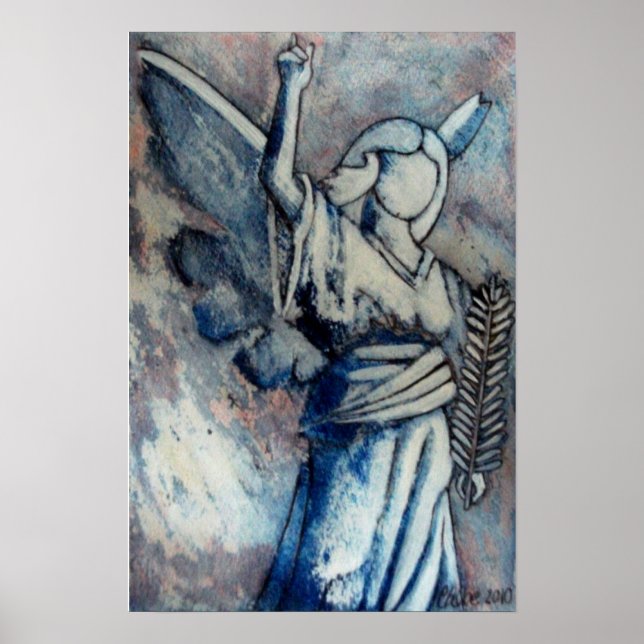 Impressão de arte original - Angela (Frente)