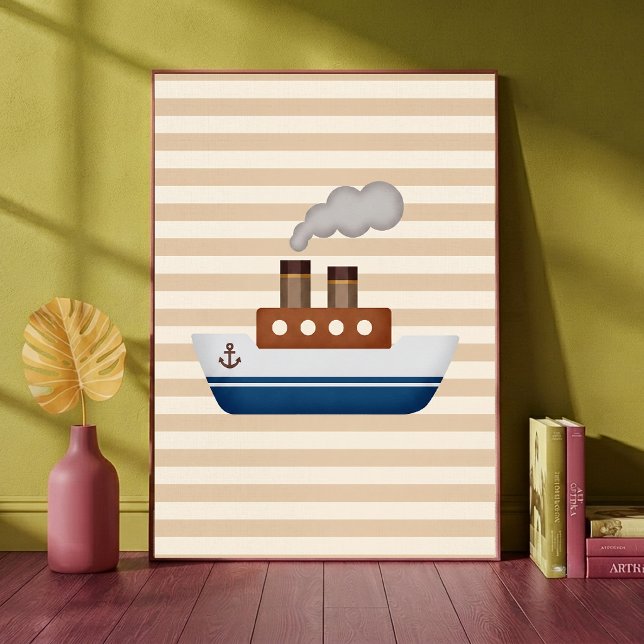 Impressão de Arte para Berçário de Meninos com Lis (Criador carregado)