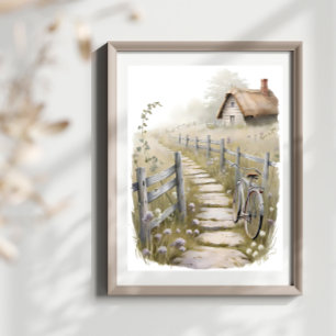 Impressão de Arte para Parede de Algodão de Campo 