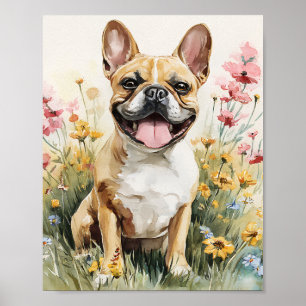 Impressão de Arte por Aquarela Francesa - Sorriso 