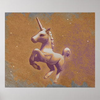 Impressão de arte Poster Unicorn 24x20 (Lavanda me