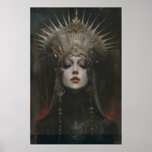 Impressão de Arte Rainha da Beleza Gótica, Fantasi
