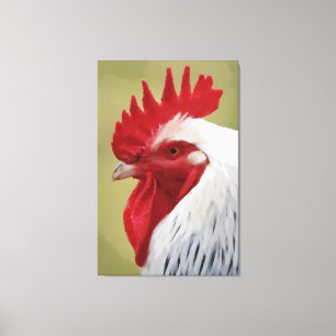 IMPRESSÃO DE ARTE ROOSTER CANVAS COM SEDE