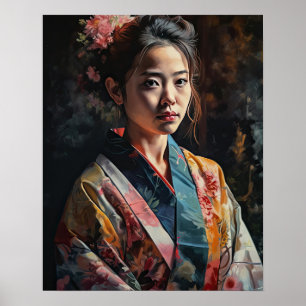 Impressão de arte tradicional japonesa