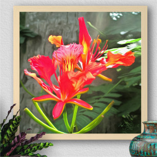 Impressão de Arte Vallarta Flaming Beauty 1583