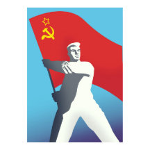 Impressão de arte vintage de trabalhador da União